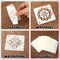 JULMELON 20 PCS Mandala Stencil, 3 Inch Mandala Stencils for Wood, Reusable Plastic Rock Painting Stencils DIY Art Projects Fabric Canvas Wall